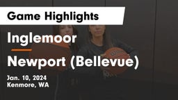 Inglemoor  vs Newport  (Bellevue) Game Highlights - Jan. 10, 2024