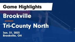 Brookville  vs Tri-County North  Game Highlights - Jan. 31, 2023