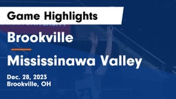 Brookville  vs Mississinawa Valley  Game Highlights - Dec. 28, 2023
