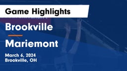 Brookville  vs Mariemont  Game Highlights - March 6, 2024