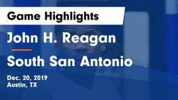 John H. Reagan  vs South San Antonio  Game Highlights - Dec. 20, 2019