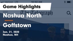 Nashua North  vs Goffstown  Game Highlights - Jan. 21, 2020