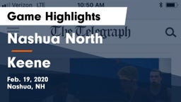 Nashua North  vs Keene  Game Highlights - Feb. 19, 2020