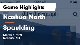 Nashua North  vs Spaulding  Game Highlights - March 3, 2020