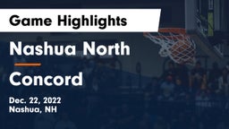 Nashua North  vs Concord  Game Highlights - Dec. 22, 2022