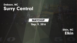 Matchup: Surry Central High vs. Elkin  2016