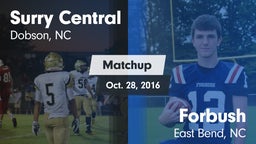 Matchup: Surry Central High vs. Forbush  2016