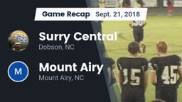 Recap: Surry Central  vs. Mount Airy  2018