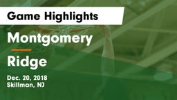 Montgomery  vs Ridge  Game Highlights - Dec. 20, 2018