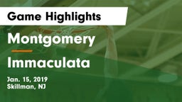 Montgomery  vs Immaculata  Game Highlights - Jan. 15, 2019