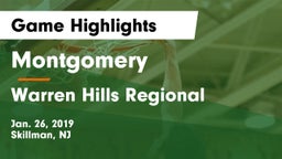 Montgomery  vs Warren Hills Regional  Game Highlights - Jan. 26, 2019