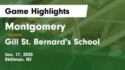 Montgomery  vs Gill St. Bernard's School Game Highlights - Jan. 17, 2020
