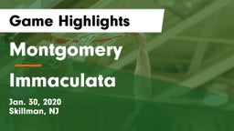 Montgomery  vs Immaculata  Game Highlights - Jan. 30, 2020