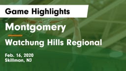 Montgomery  vs Watchung Hills Regional  Game Highlights - Feb. 16, 2020