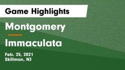 Montgomery  vs Immaculata  Game Highlights - Feb. 25, 2021