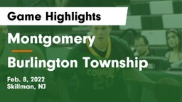 Montgomery  vs Burlington Township  Game Highlights - Feb. 8, 2022