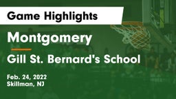 Montgomery  vs Gill St. Bernard's School Game Highlights - Feb. 24, 2022