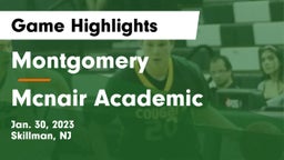 Montgomery  vs Mcnair Academic Game Highlights - Jan. 30, 2023