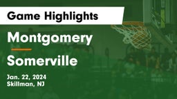 Montgomery  vs Somerville  Game Highlights - Jan. 22, 2024