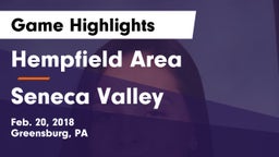 Hempfield Area  vs Seneca Valley Game Highlights - Feb. 20, 2018