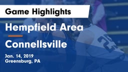 Hempfield Area  vs Connellsville  Game Highlights - Jan. 14, 2019