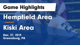 Hempfield Area  vs Kiski Area  Game Highlights - Dec. 27, 2019