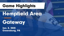 Hempfield Area  vs Gateway  Game Highlights - Jan. 8, 2020