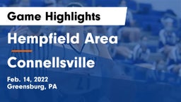 Hempfield Area  vs Connellsville  Game Highlights - Feb. 14, 2022