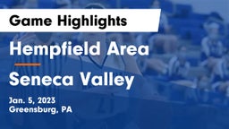 Hempfield Area  vs Seneca Valley  Game Highlights - Jan. 5, 2023