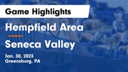 Hempfield Area  vs Seneca Valley  Game Highlights - Jan. 30, 2023