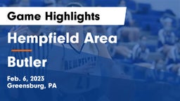 Hempfield Area  vs Butler  Game Highlights - Feb. 6, 2023