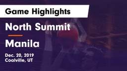 North Summit  vs Manila  Game Highlights - Dec. 20, 2019
