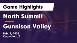 North Summit  vs Gunnison Valley  Game Highlights - Feb. 8, 2020