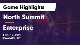 North Summit  vs Enterprise  Game Highlights - Feb. 15, 2020