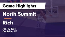North Summit  vs Rich Game Highlights - Jan. 7, 2021