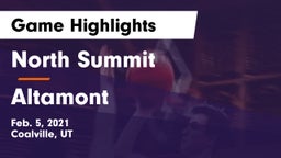 North Summit  vs Altamont  Game Highlights - Feb. 5, 2021