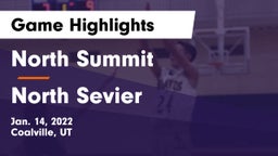 North Summit  vs North Sevier  Game Highlights - Jan. 14, 2022