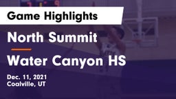 North Summit  vs Water Canyon HS Game Highlights - Dec. 11, 2021