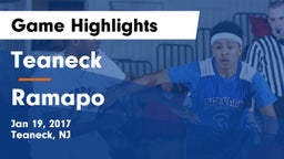 Teaneck  vs Ramapo  Game Highlights - Jan 19, 2017