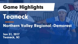 Teaneck  vs Northern Valley Regional -Demarest Game Highlights - Jan 31, 2017