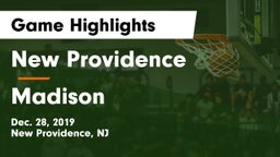New Providence  vs Madison  Game Highlights - Dec. 28, 2019