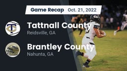 Recap: Tattnall County  vs. Brantley County  2022