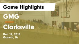GMG  vs Clarksville  Game Highlights - Dec 14, 2016