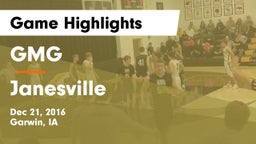 GMG  vs Janesville  Game Highlights - Dec 21, 2016