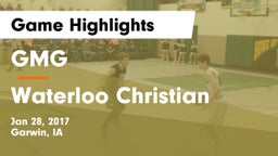 GMG  vs Waterloo Christian Game Highlights - Jan 28, 2017