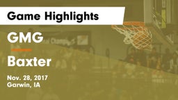 GMG  vs Baxter  Game Highlights - Nov. 28, 2017