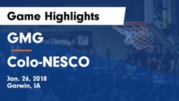 GMG  vs Colo-NESCO  Game Highlights - Jan. 26, 2018