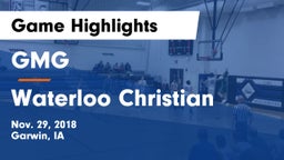 GMG  vs Waterloo Christian Game Highlights - Nov. 29, 2018