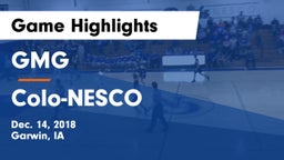 GMG  vs Colo-NESCO  Game Highlights - Dec. 14, 2018