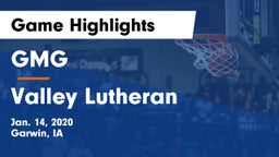 GMG  vs Valley Lutheran Game Highlights - Jan. 14, 2020
